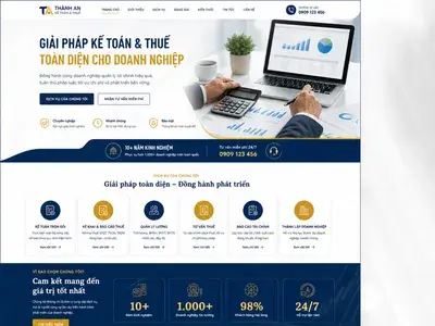 Mẫu Website Dịch Vụ Kế Toán & Thuế (FastAcc)